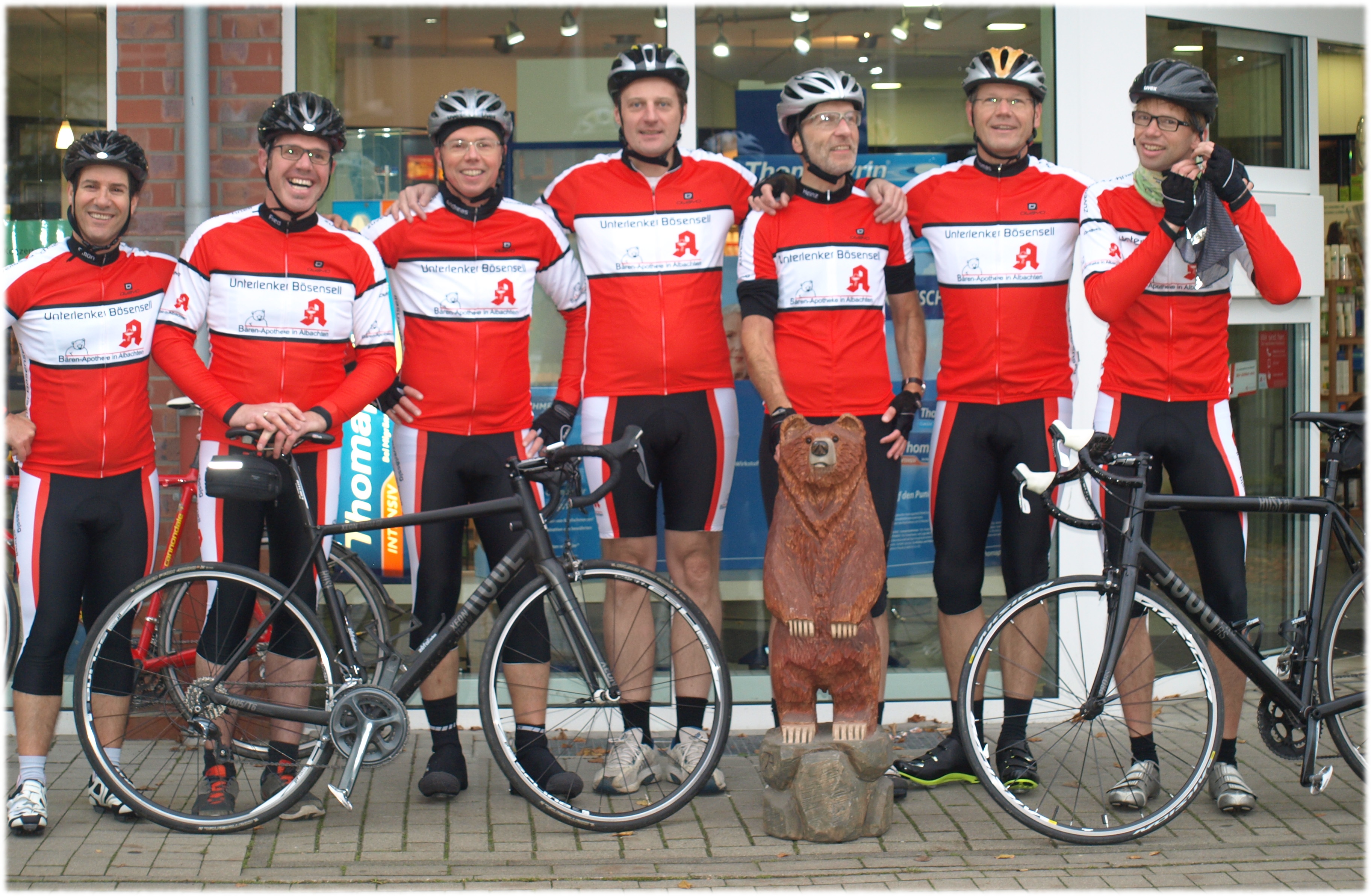 Das Radsportteam Unterlenker Bösensell